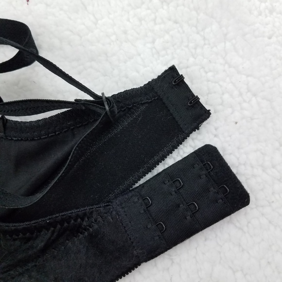 Vogue Dessous Bra‎ 34C Black Satin Strappy Underwir - Picture 7 of 7